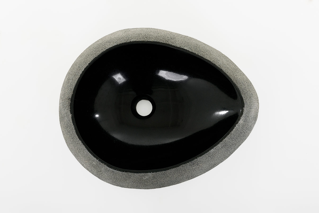 Hainan black oval basin