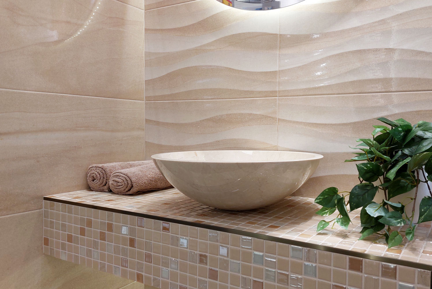 Santorini Ondas crema
