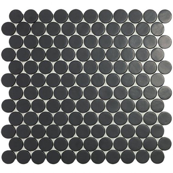 Matt black circle