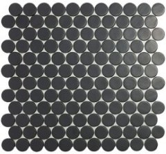 Matt black circle