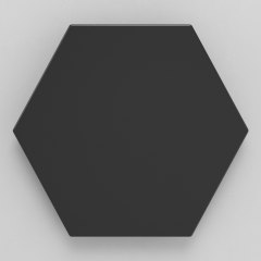 Solid Black Hex