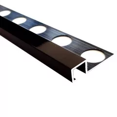 Negro brillo cuadrado 8-10