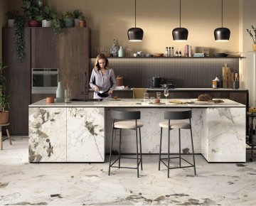 Blat de bucătărie — 12 sau 20 mm: ceramică, quartz sau marmură?