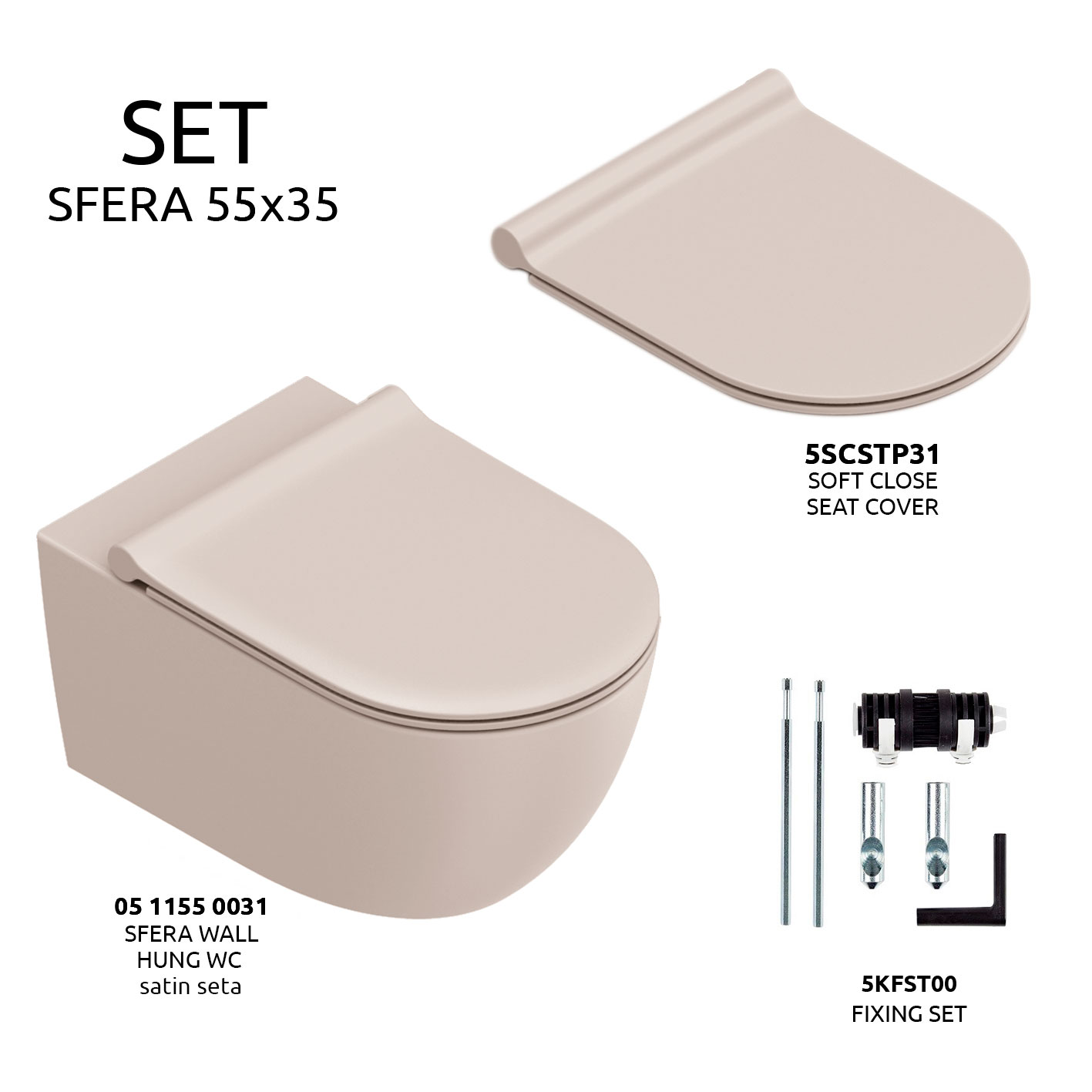 Sfera 55 satin seta [0511550031]