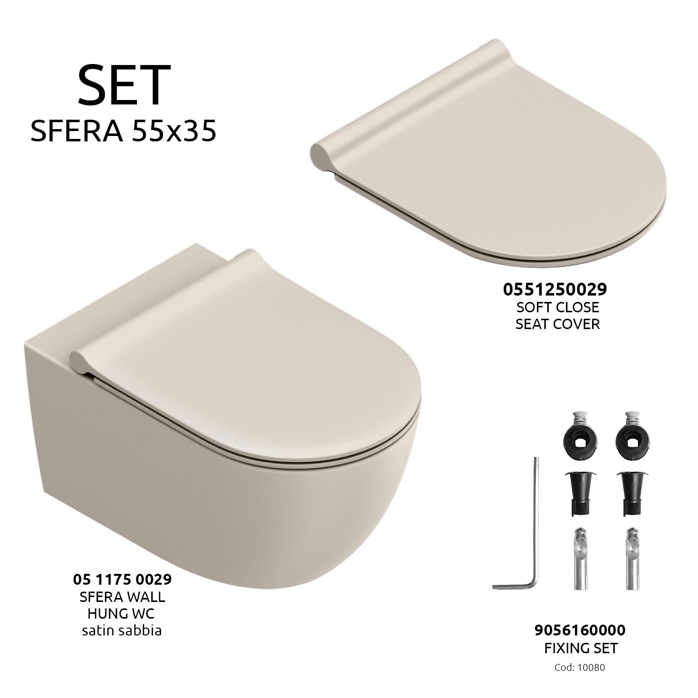 Sfera 55 Up fix satin sabbia [0511750029]