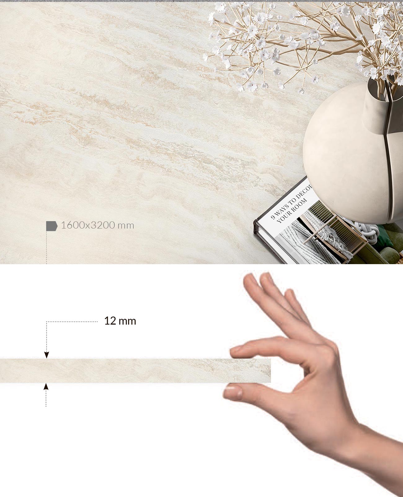 Nativa Beige Natural 12 mm