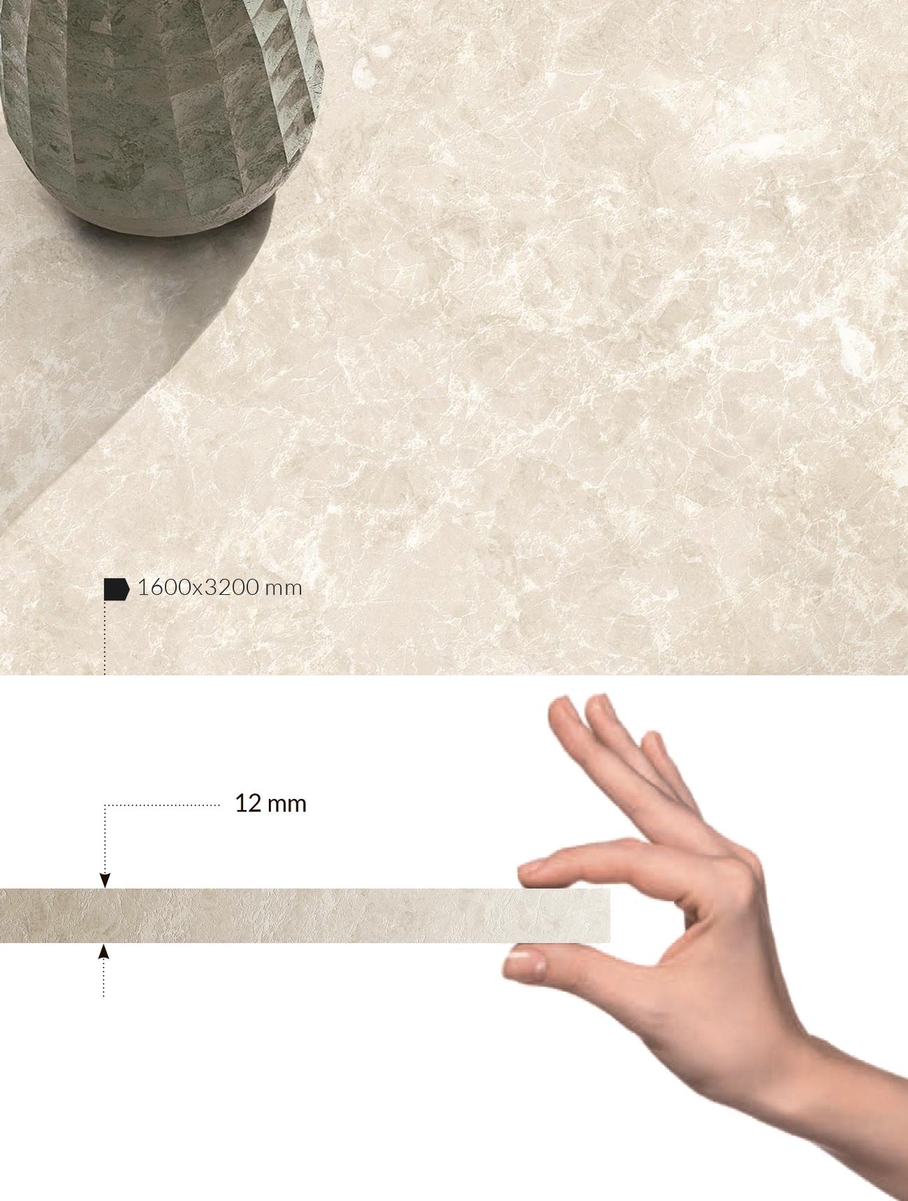 Tundra Cream Natural 12 mm