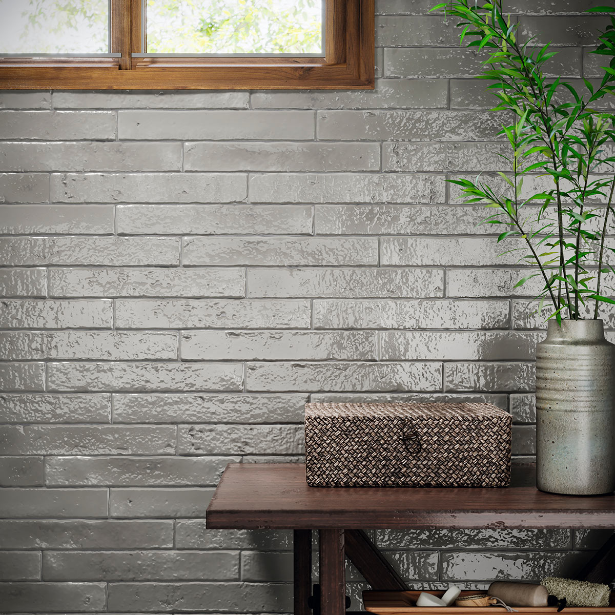 Brutalist Crackle Agatha Grey