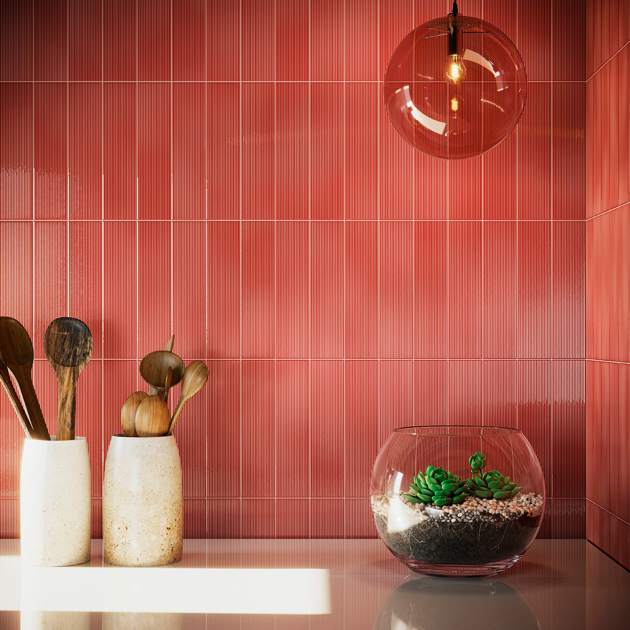 Stripes Crackle Coral