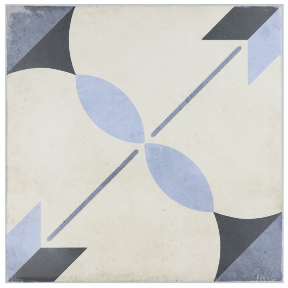 Art Nouveau Arcade Blue