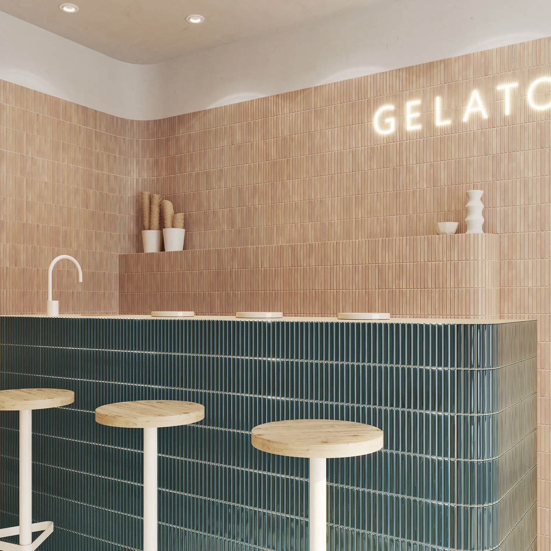 Sweet Bars Teal gloss