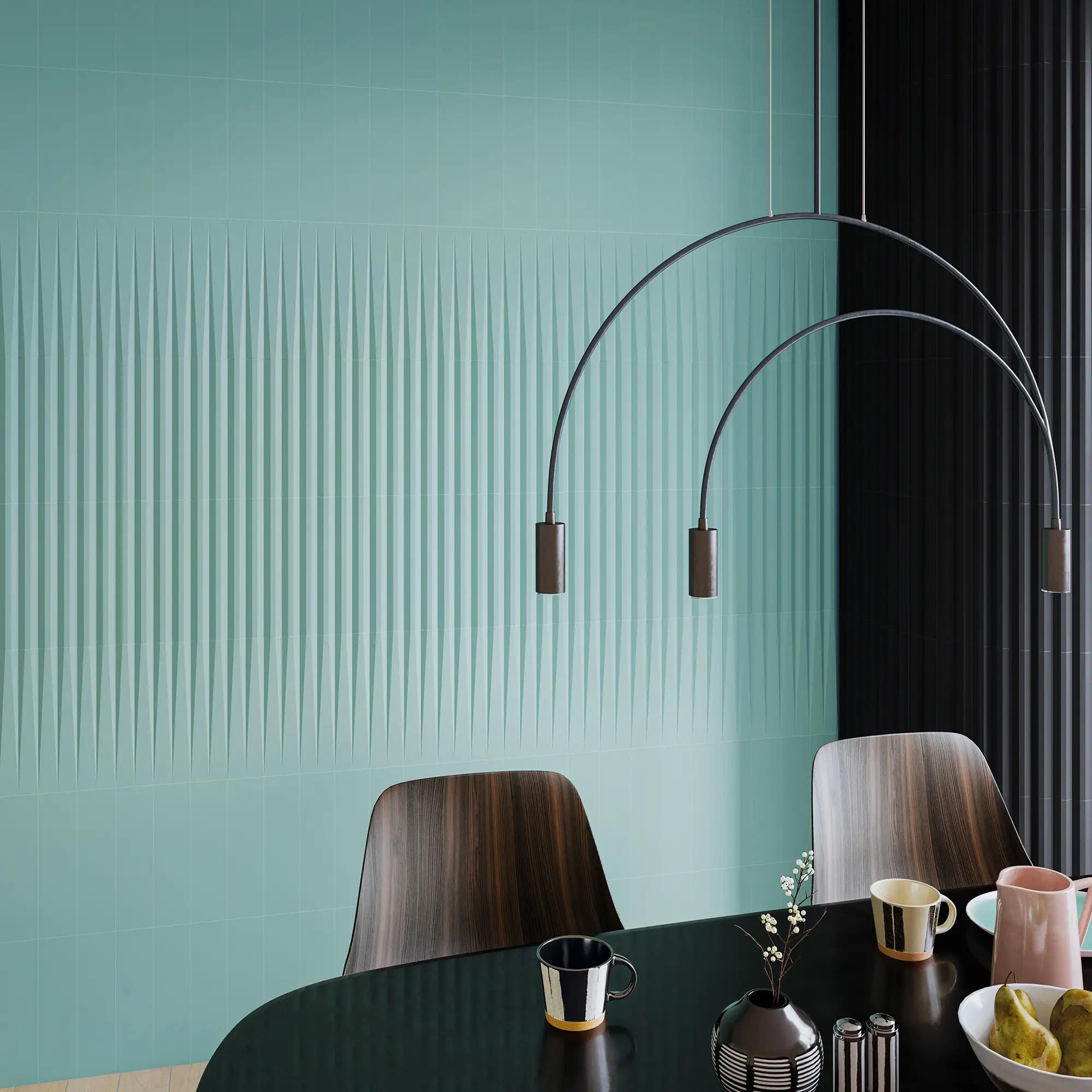 Stripes Transition Teal