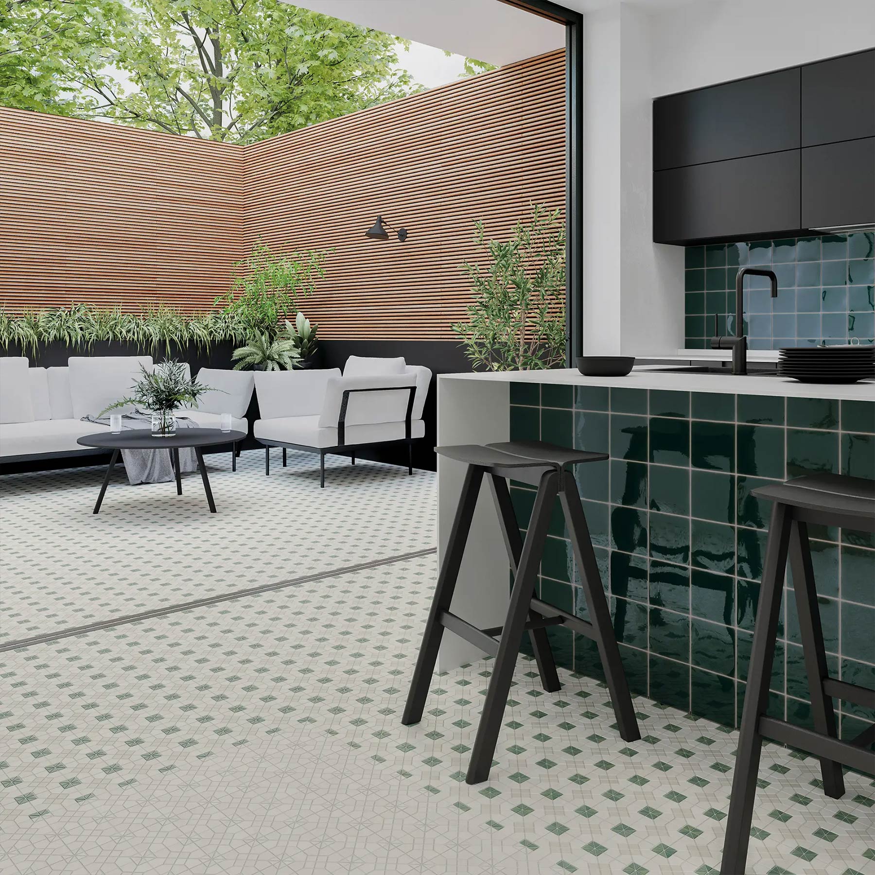 Tesserae Suit Marino