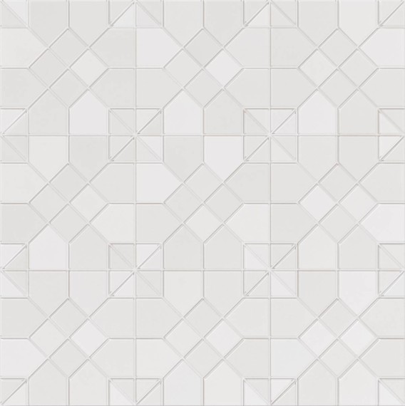 Tesserae Suit Blanc
