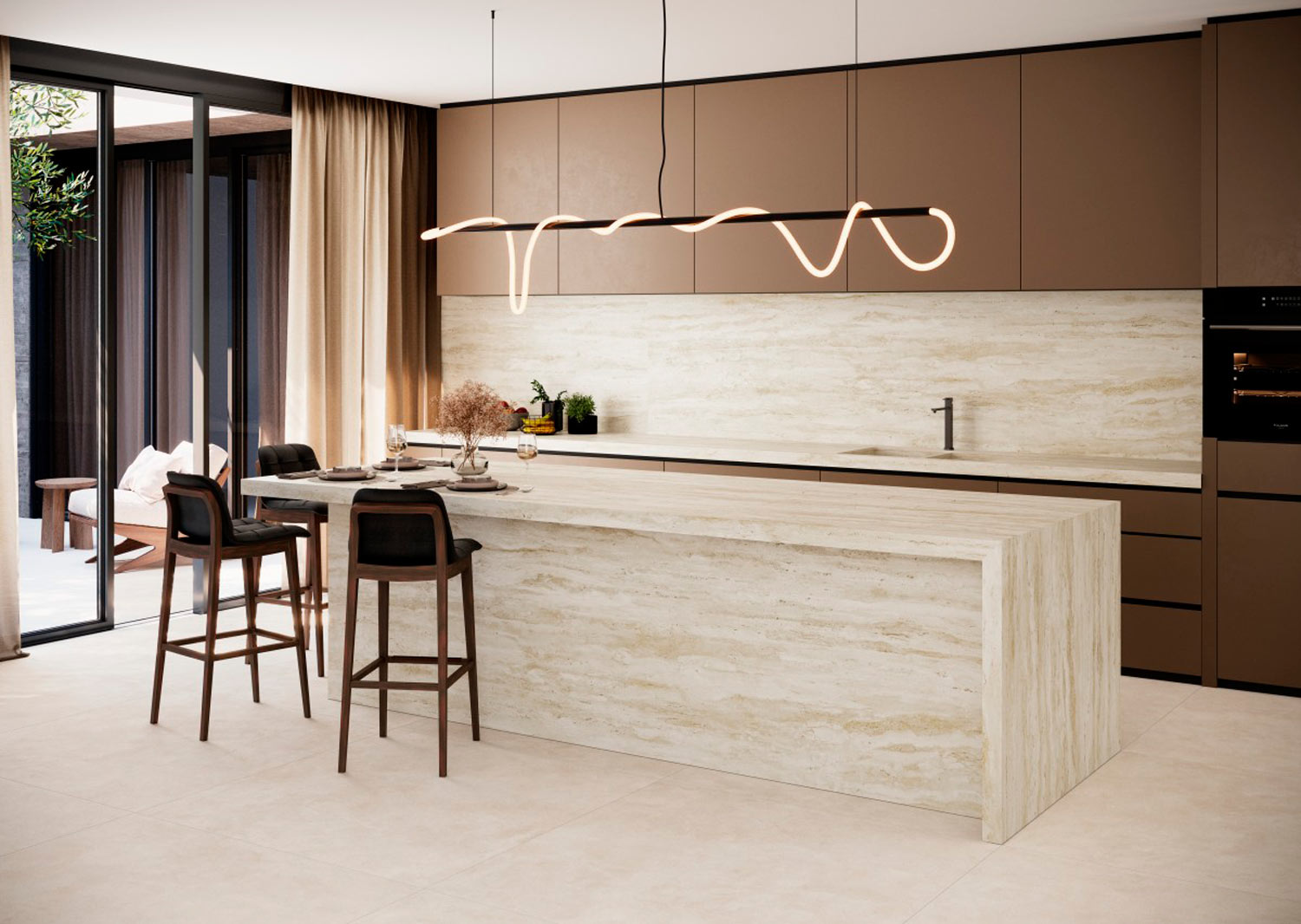 Travertino Ivory 12mm